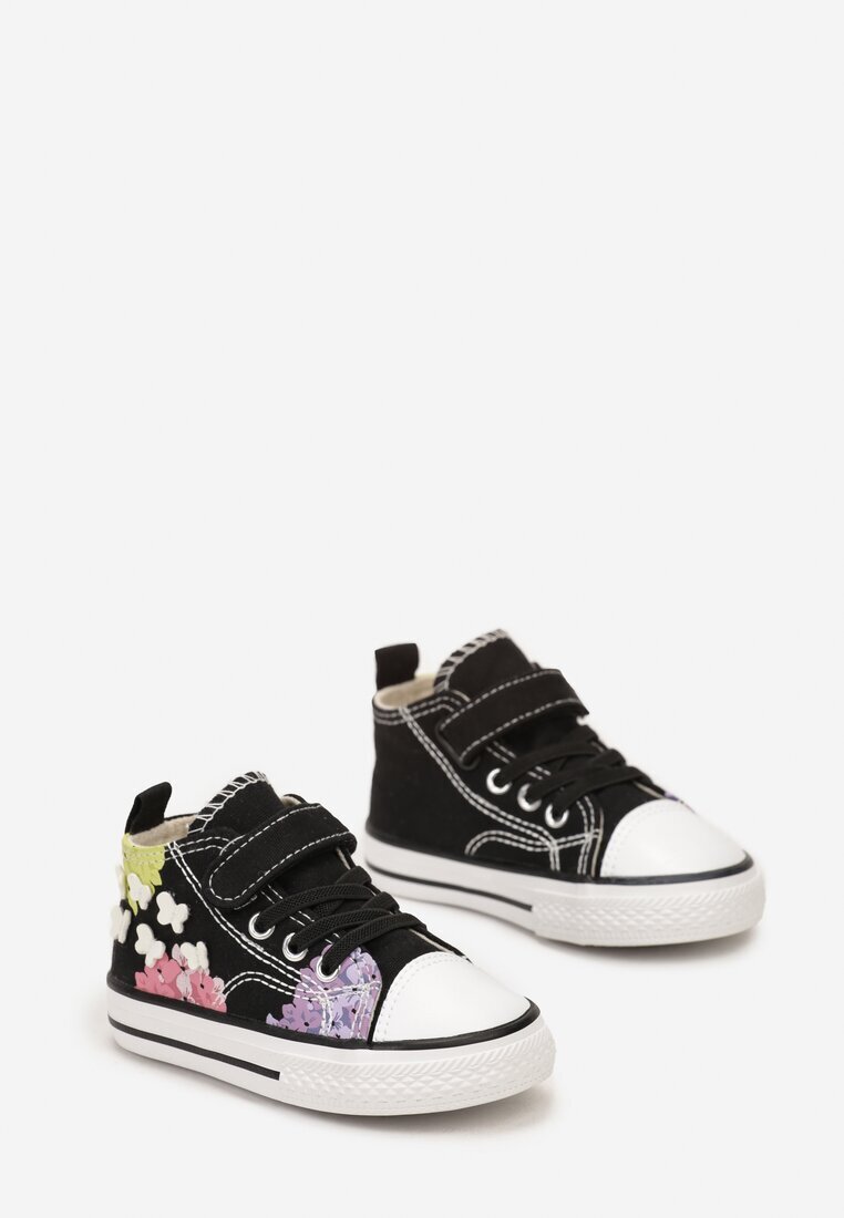  Adidași Negri cu scai cu fluturi decorativi Niottea