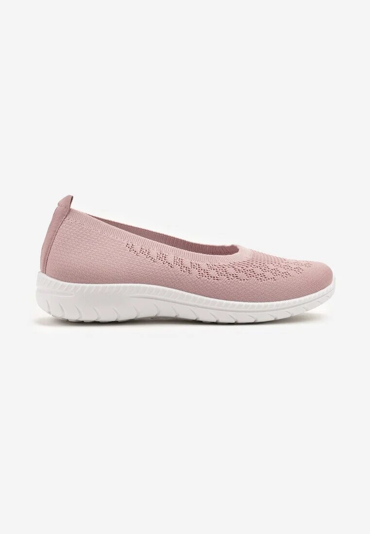  Adidași Roz Slip-on cu Perforații Delicate Firsedi