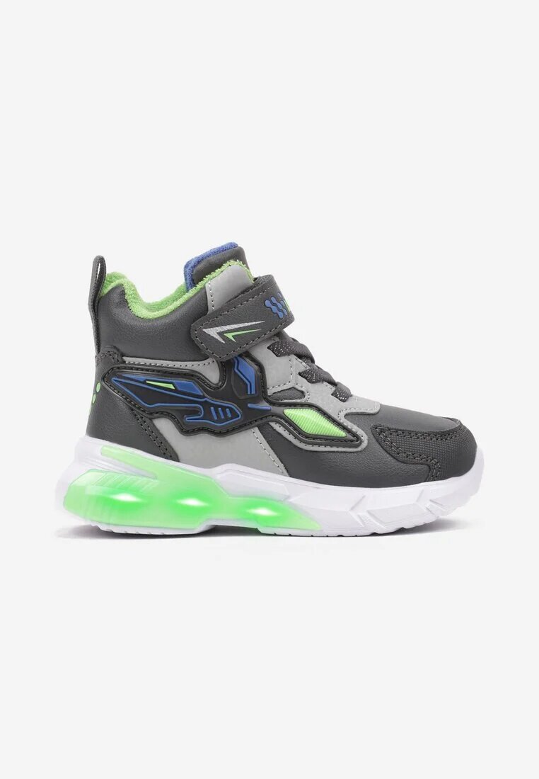  Adidași sport tip sneakers Gri Plați cu LED-uri și Ornamente Geometrice cu scai Erithrea