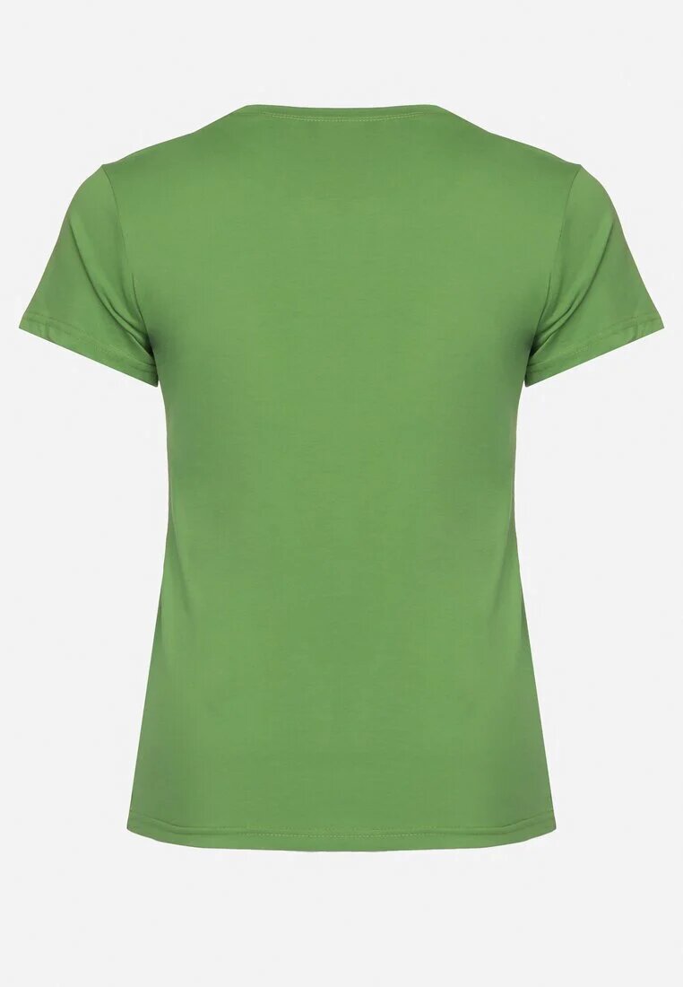 alnwick T-shirt Verde cu Mânecă Scurtă și Imprimeu Decorativ Testolene