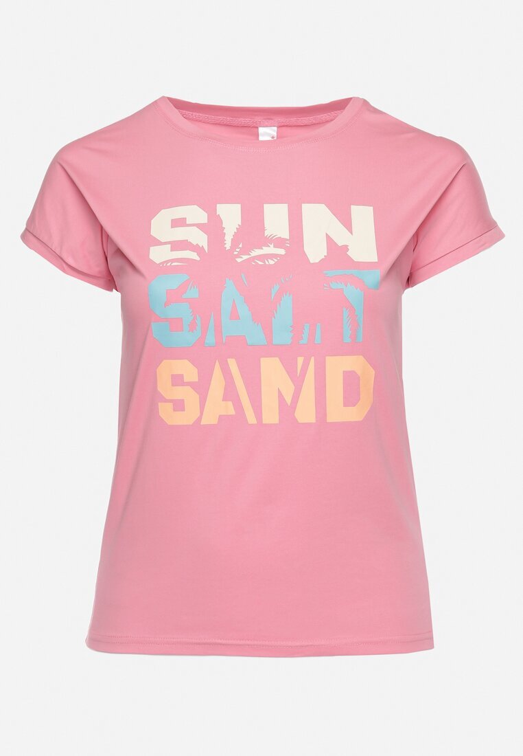alnwick Tricou Roz cu inscripție în față Vanneli