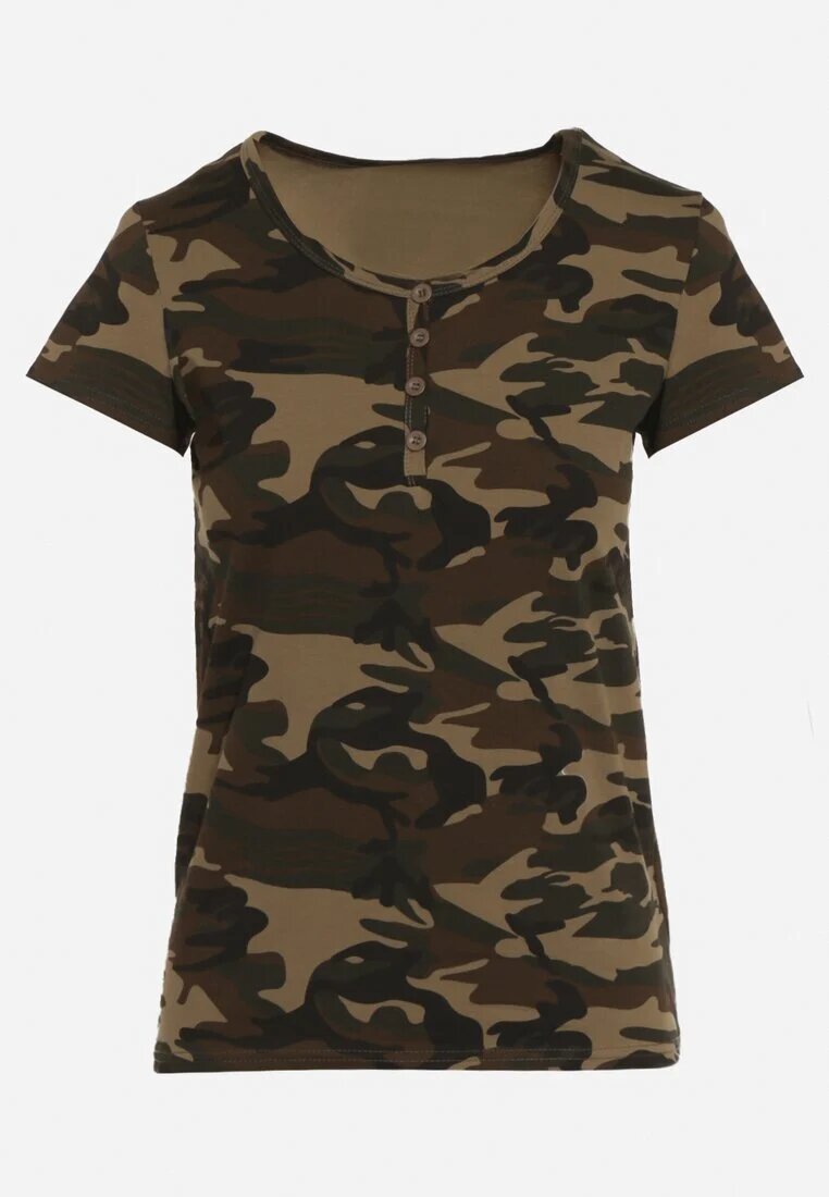 alnwick Tricou Verde închis De bumbac Camuflaj Navaria