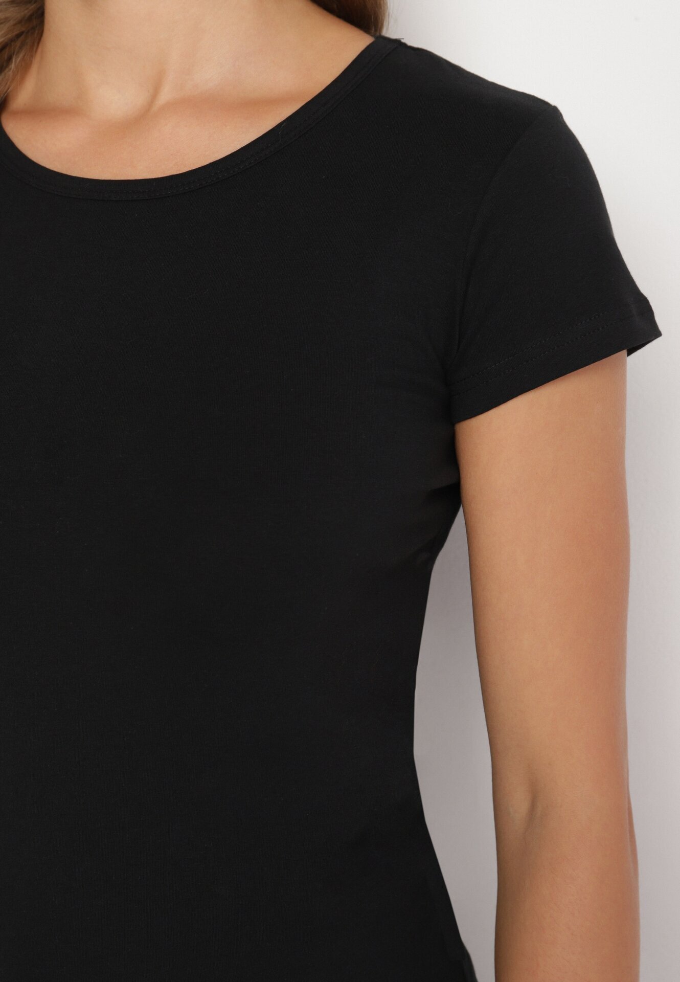 ann gissy Tricou Clasic Din bumbac Negru Zeiola