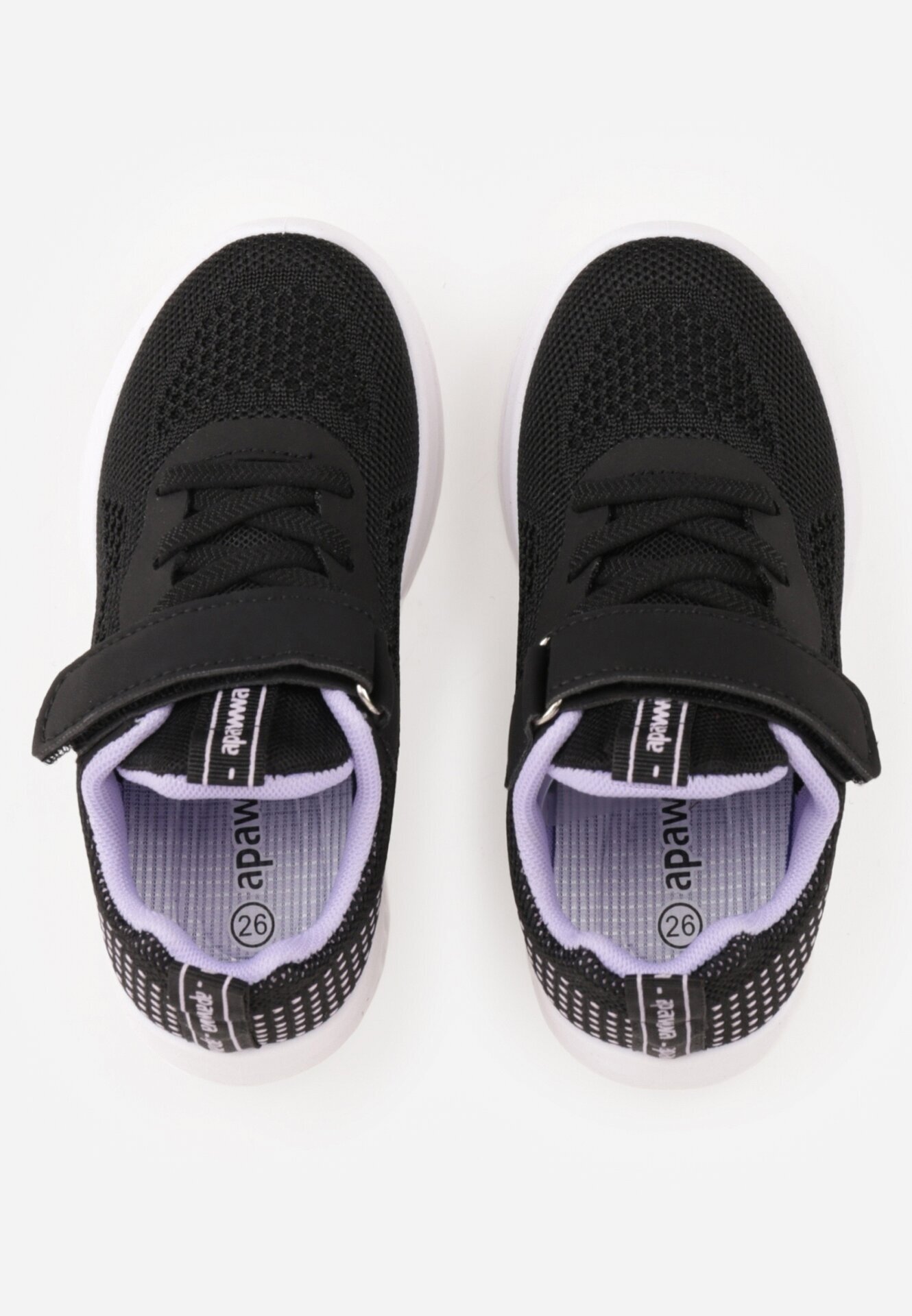 apawwa Adidași Sport Negru-Violet cu Perforații și Talpă Embosată Uriltora