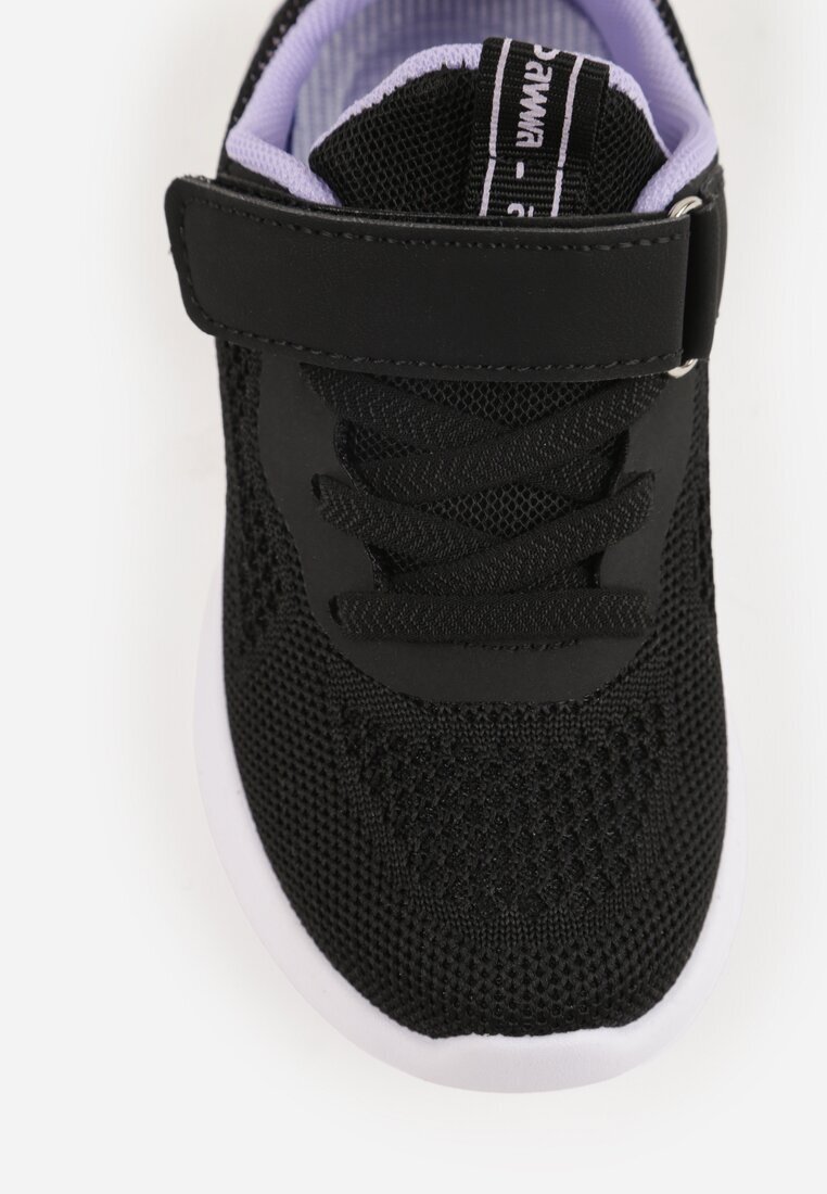 apawwa Adidași Sport Negru-Violet cu Perforații și Talpă Embosată Uriltora