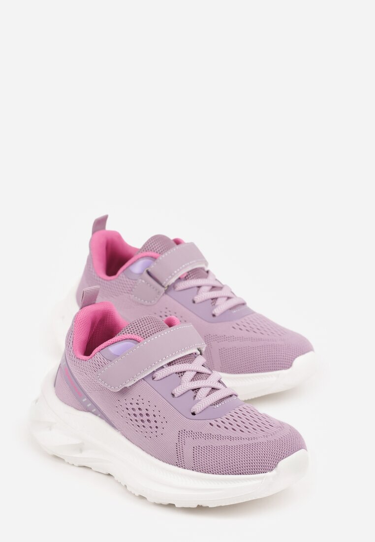 apawwa Adidași Sport Roz-Violet cu Talpă Groasă cu Relief Hyrene