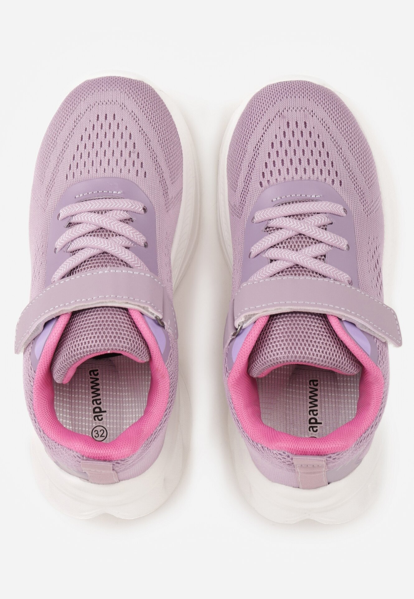 apawwa Adidași Sport Roz-Violet cu Talpă Groasă cu Relief Hyrene