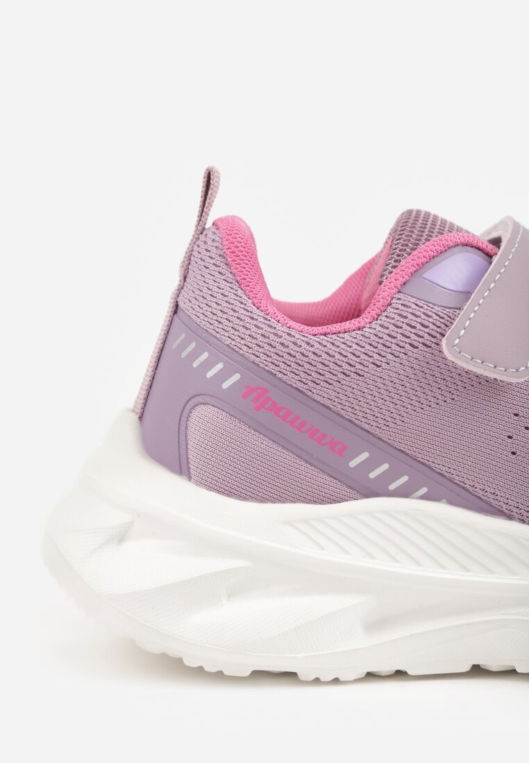 apawwa Adidași Sport Roz-Violet cu Talpă Groasă cu Relief Hyrene