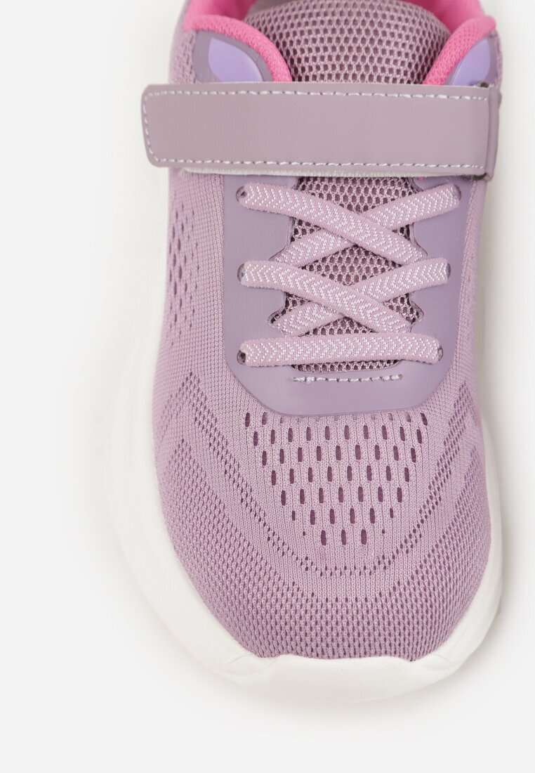 apawwa Adidași Sport Roz-Violet cu Talpă Groasă cu Relief Hyrene