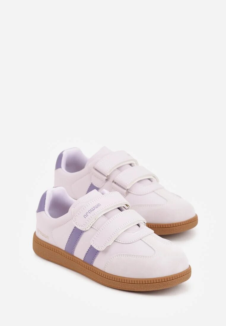 apawwa Adidași sport Violet cu Branț din Piele și Curele Decorative Menilane