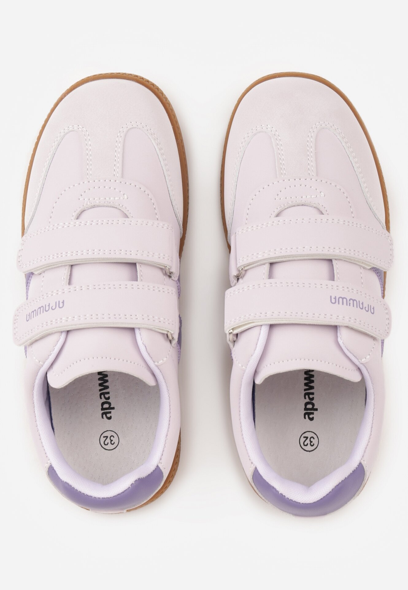 apawwa Adidași sport Violet cu Branț din Piele și Curele Decorative Menilane