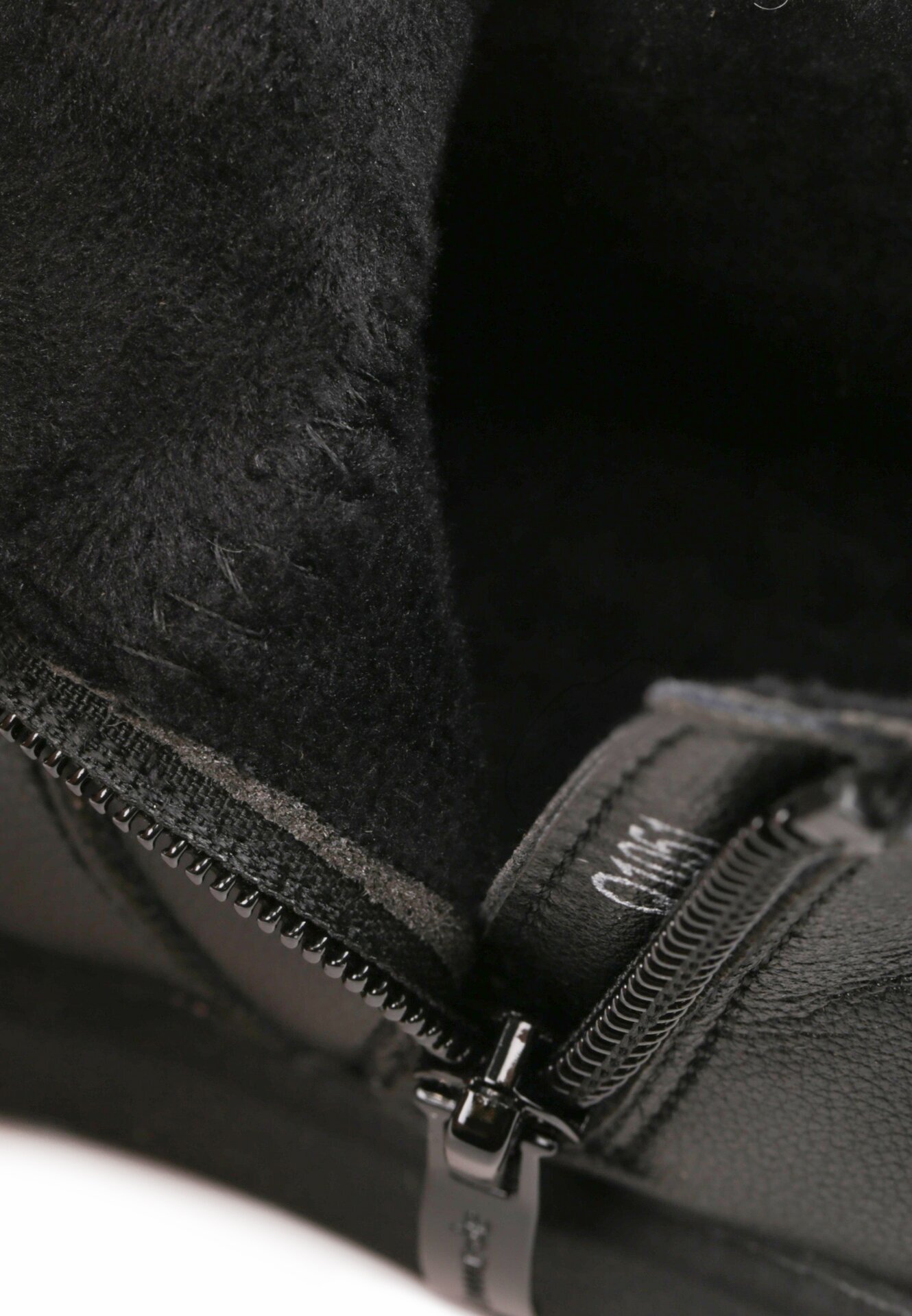apawwa Botine Casual în Stil Chelsea cu Vârf Larg Dionne Negre