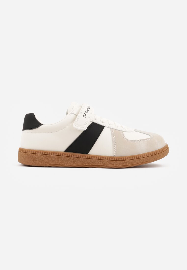 apawwa Încălțăminte Sport Bej și Negru Sneakers în Stil Tenis Aurarenna