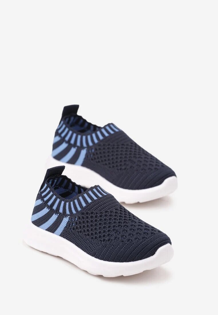 apawwa Pantofi Sport Adidași Bleu marin-Albastru cu Dungi Liramesa