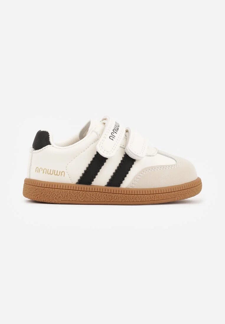 apawwa Pantofi Sport Bej Adidași cu Branț din Piele Naturală și Barete Petogenia