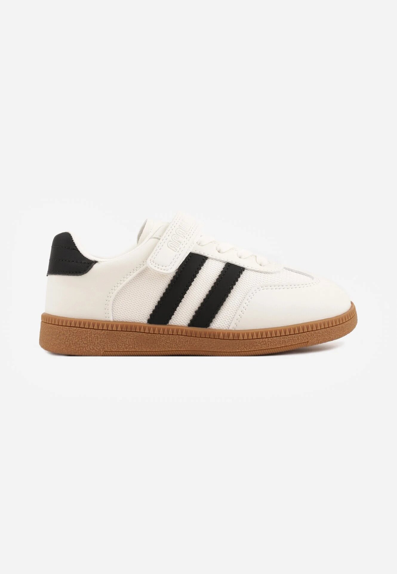 apawwa Pantofi Sport Bej Sneakerși cu Branț din Piele și Curele Fyrora