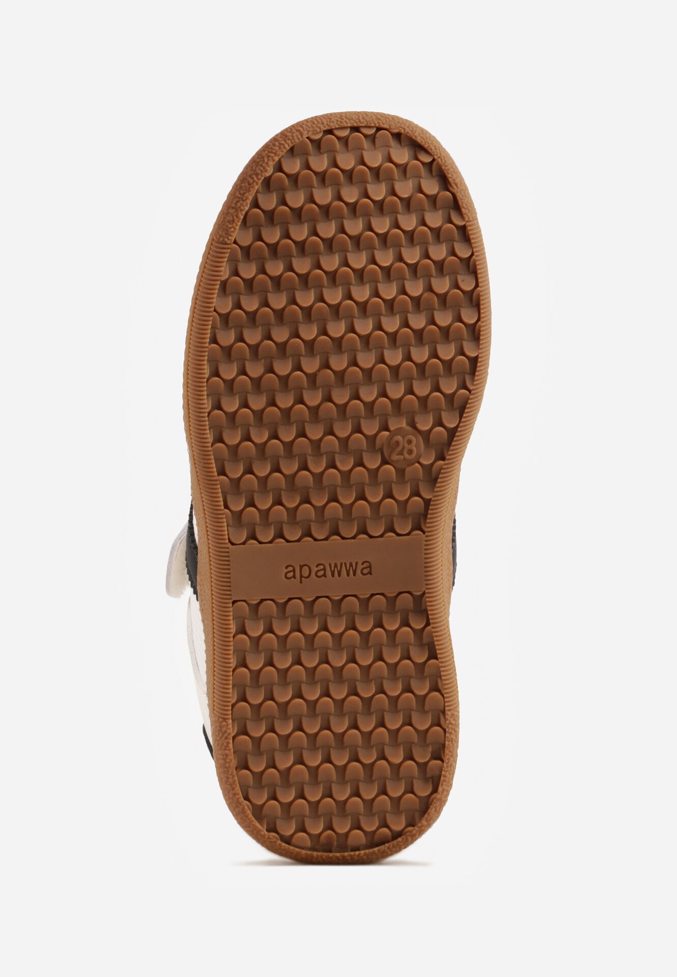 apawwa Pantofi Sport Bej Sneakerși cu Branț din Piele și Curele Fyrora
