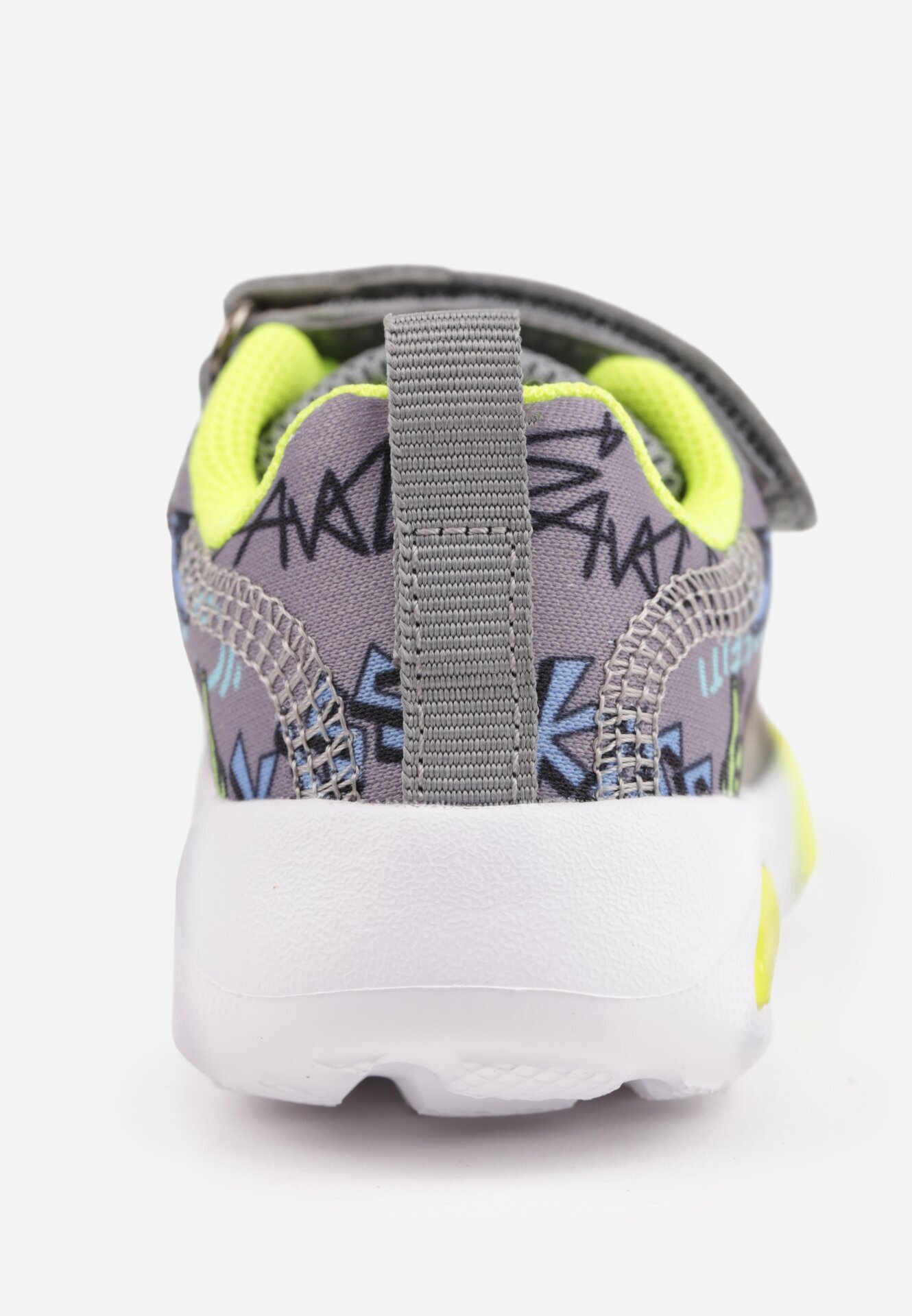 apawwa Pantofi Sport cu Print Decorativ și Talpă Groasă Athendia Gri
