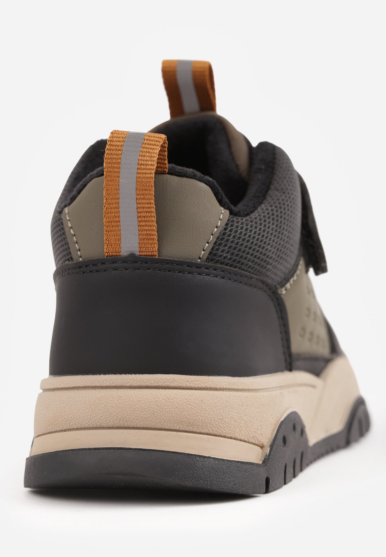 apawwa Pantofi sport din denim cu detaliu embosat decorativ pe laterală Bamatali Negri