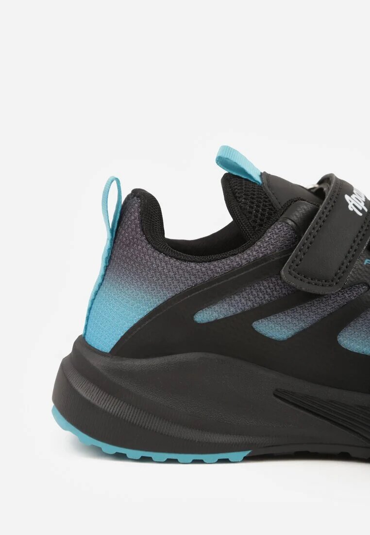 apawwa Pantofi Sport Negru-Bleumarin Sneakers cu Model Geométric Phalilopei