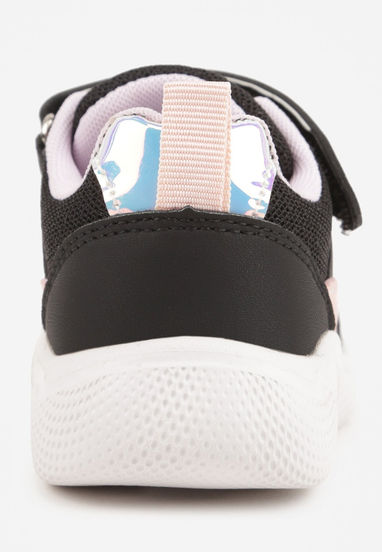 apawwa Pantofi Sport Negru-Violet Sneakers cu Talpă Groasă cu Ornamente Metalice Salanore