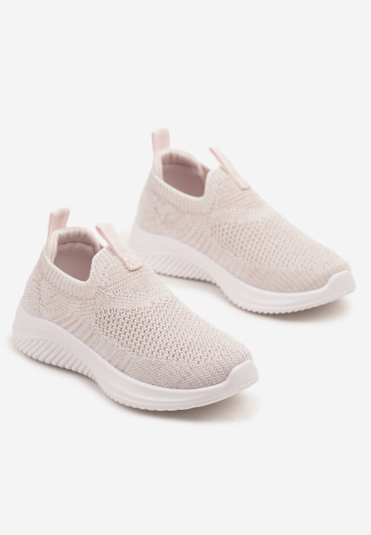 apawwa Pantofi Sport Roz Sneakers cu Partea Superioară Elastică Liasoria