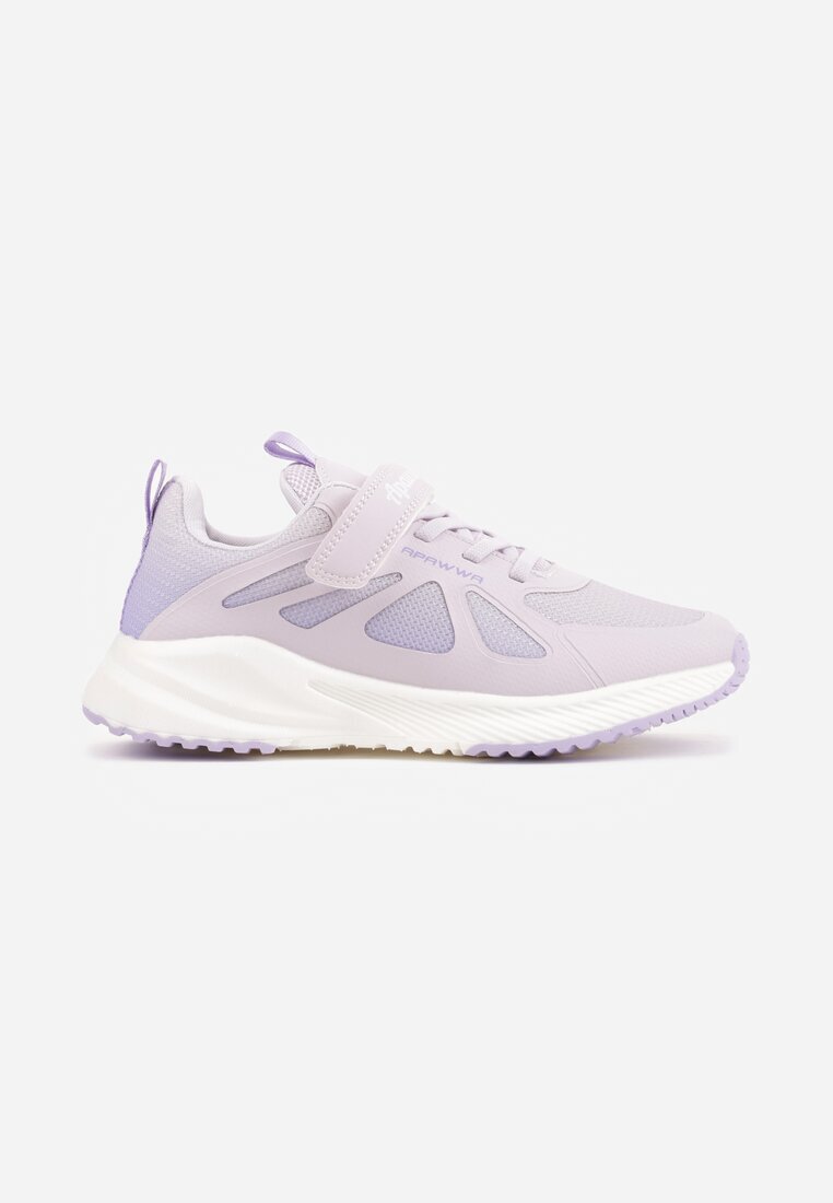 apawwa Pantofi Sport Violet Sneakers cu Model Geometric Phalilopei