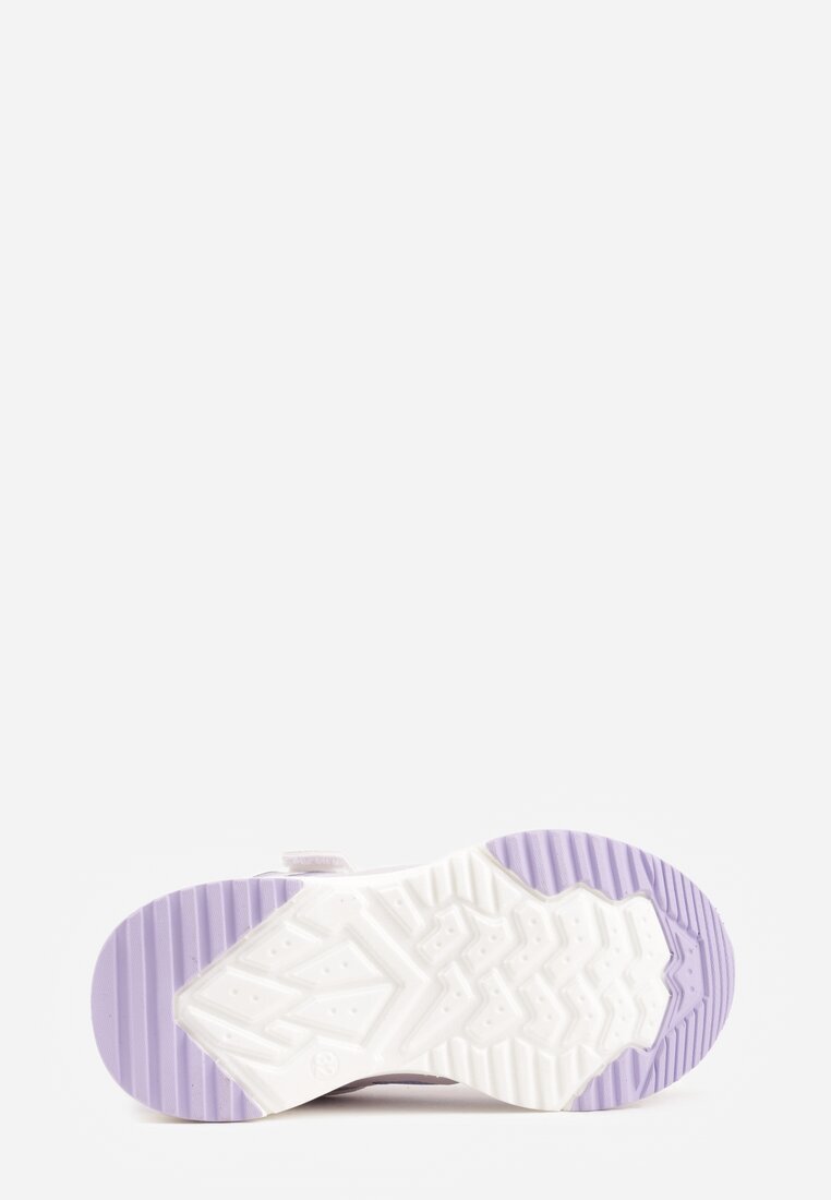 apawwa Pantofi Sport Violet Sneakers cu Model Geometric Phalilopei