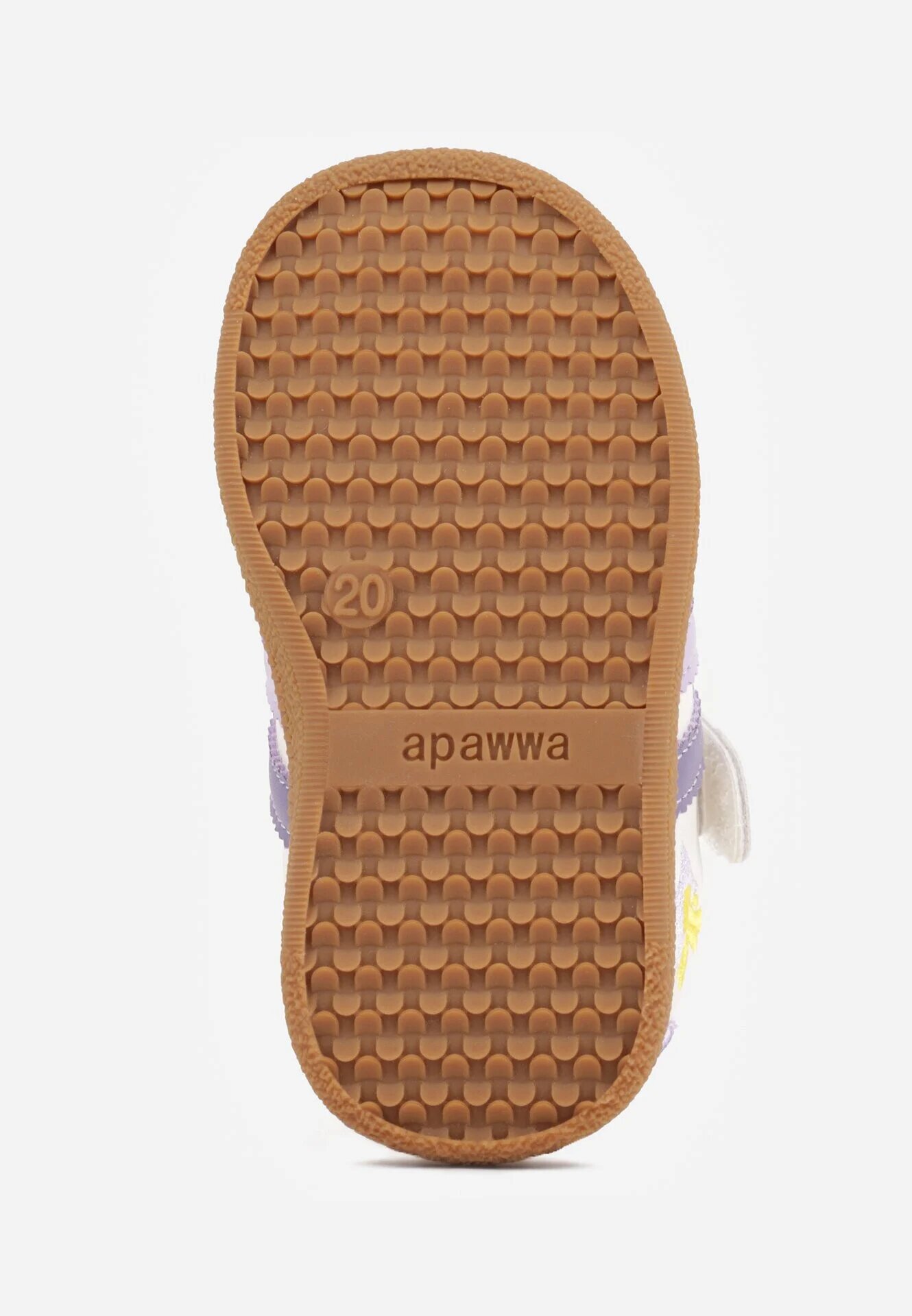apawwa Sneakers bej cu branț din piele și decorațiuni 3D Ibysaris