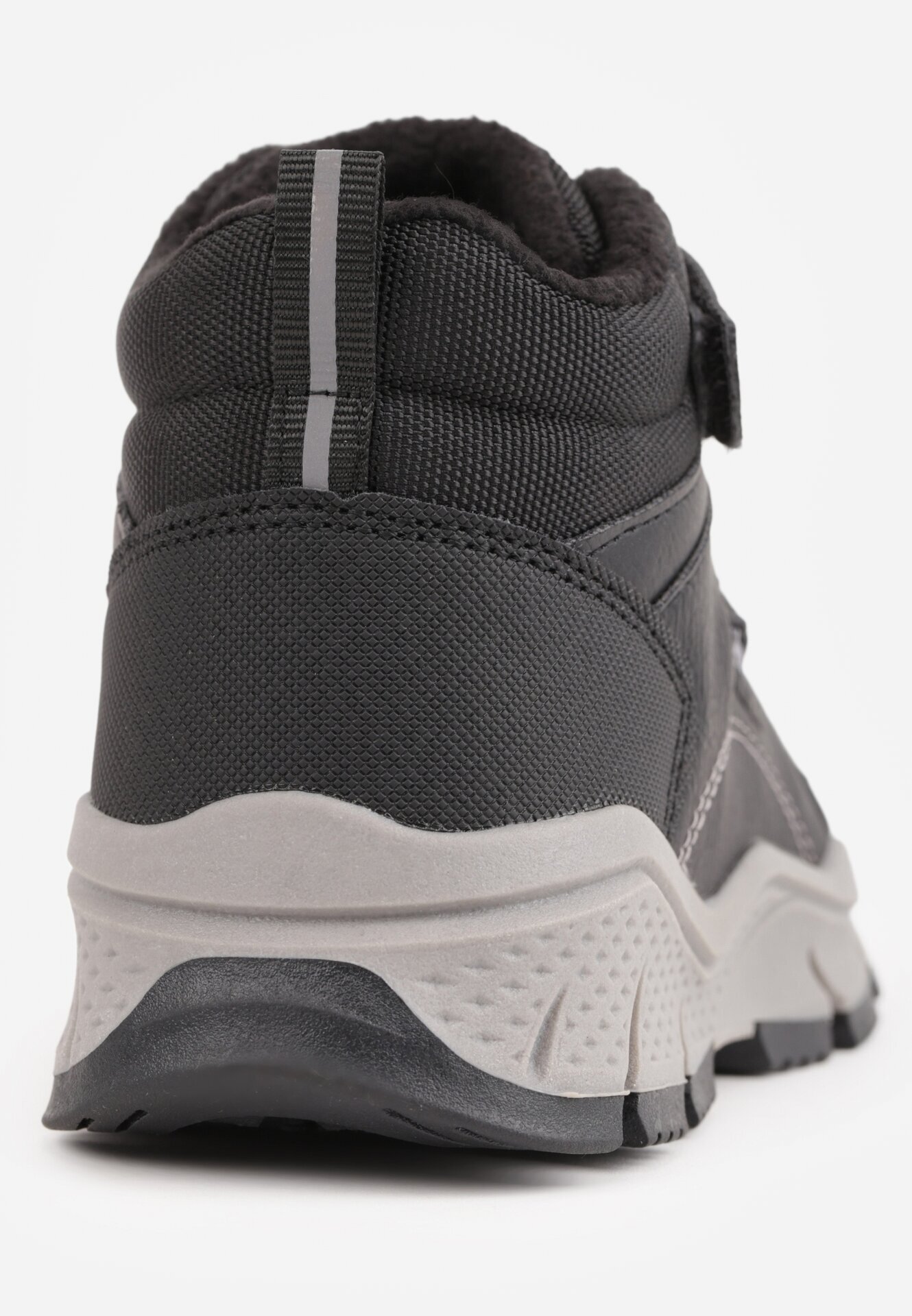 apawwa Sneakers din denim cu scai cu talpă groasă și profilată Highian Negri