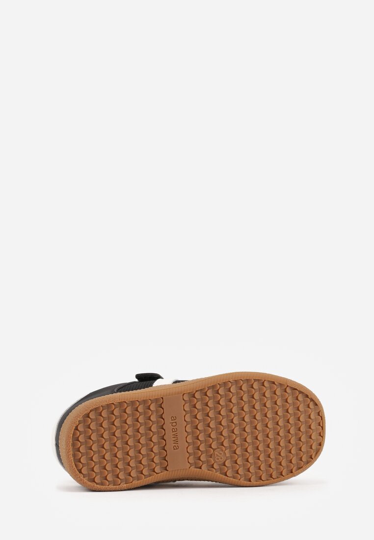 apawwa Sneakers Negri cu Branț din Piele și Curele Fyrora