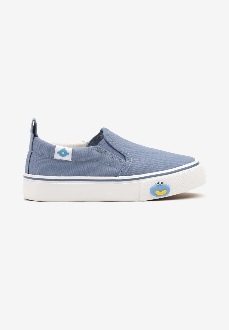 apawwa Tenisi slip-on albastre cu aplicație decorativă pe talpă Setarosa