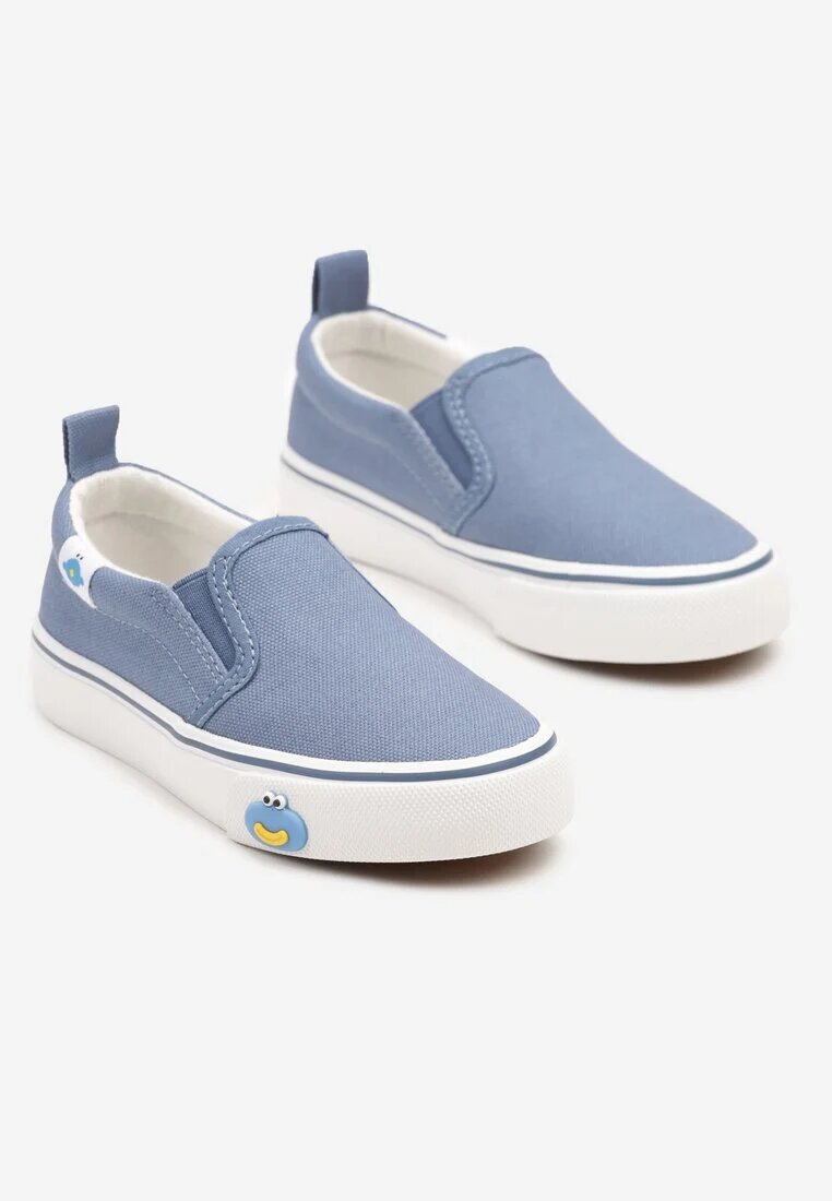 apawwa Tenisi slip-on albastre cu aplicație decorativă pe talpă Setarosa