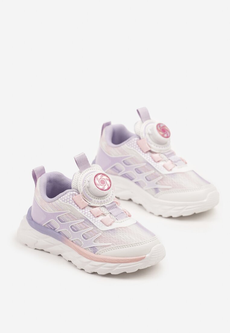 bacio&bacio kids Adidași sport roz-violet Decorați Cu model geometric Ulandiela