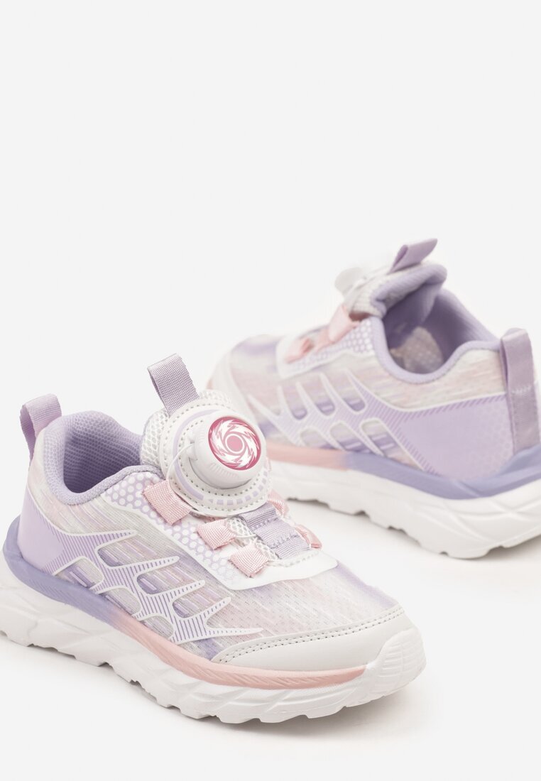bacio&bacio kids Adidași sport roz-violet Decorați Cu model geometric Ulandiela