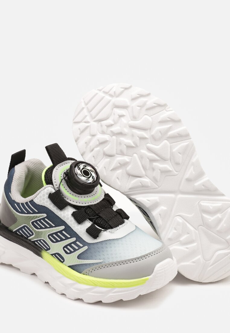 bacio&bacio kids Pantofi Sport Adidași Gri Decorați cu Model Geometric Ulandiela