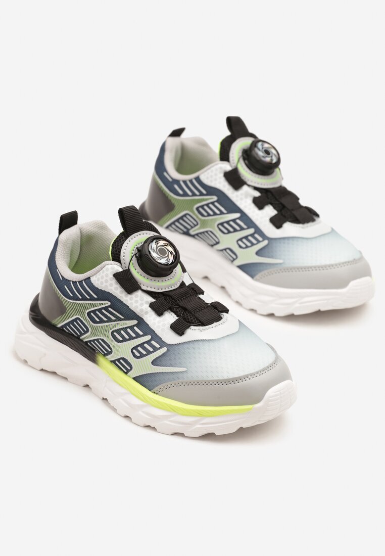 bacio&bacio kids Sneakersi Gri cu model geometric Ulielis