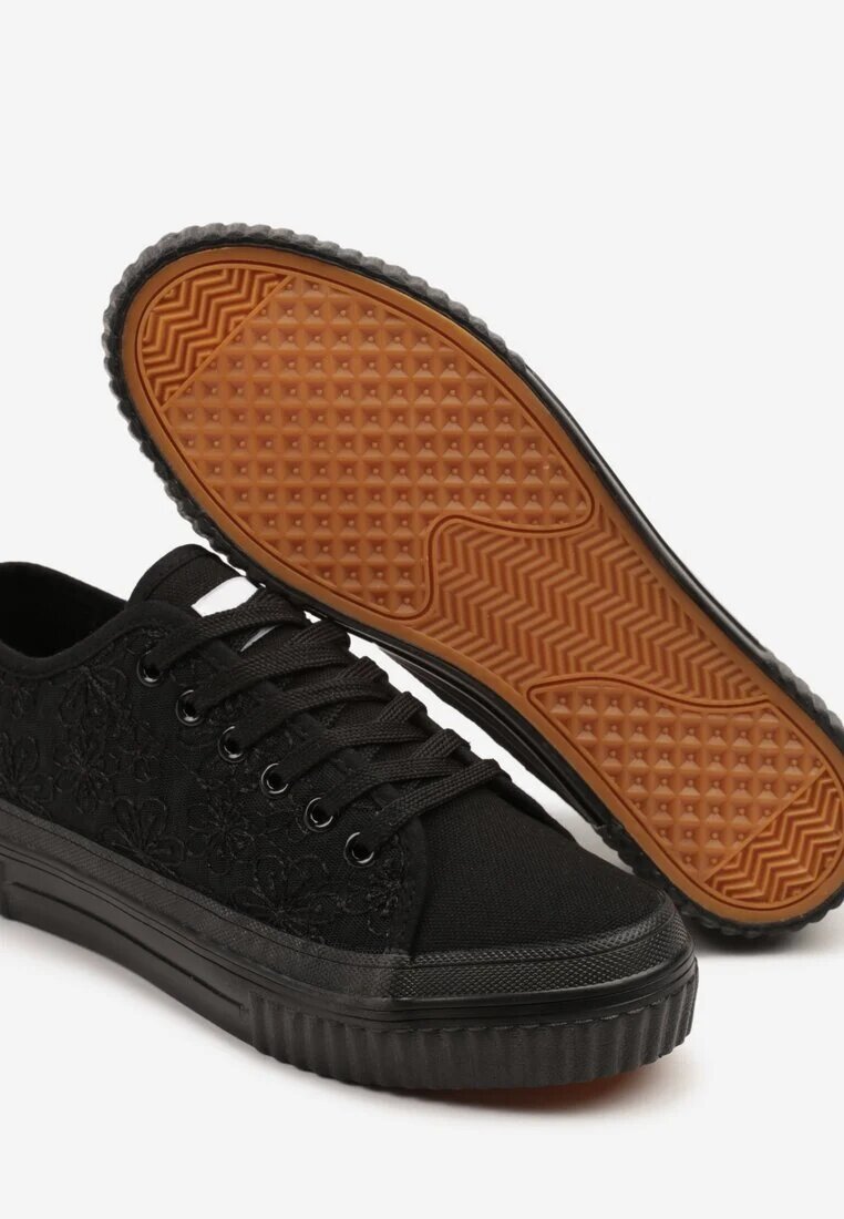 badoxx Adidași Negri Casual cu Carâmb Decorat cu Broderie Meppna