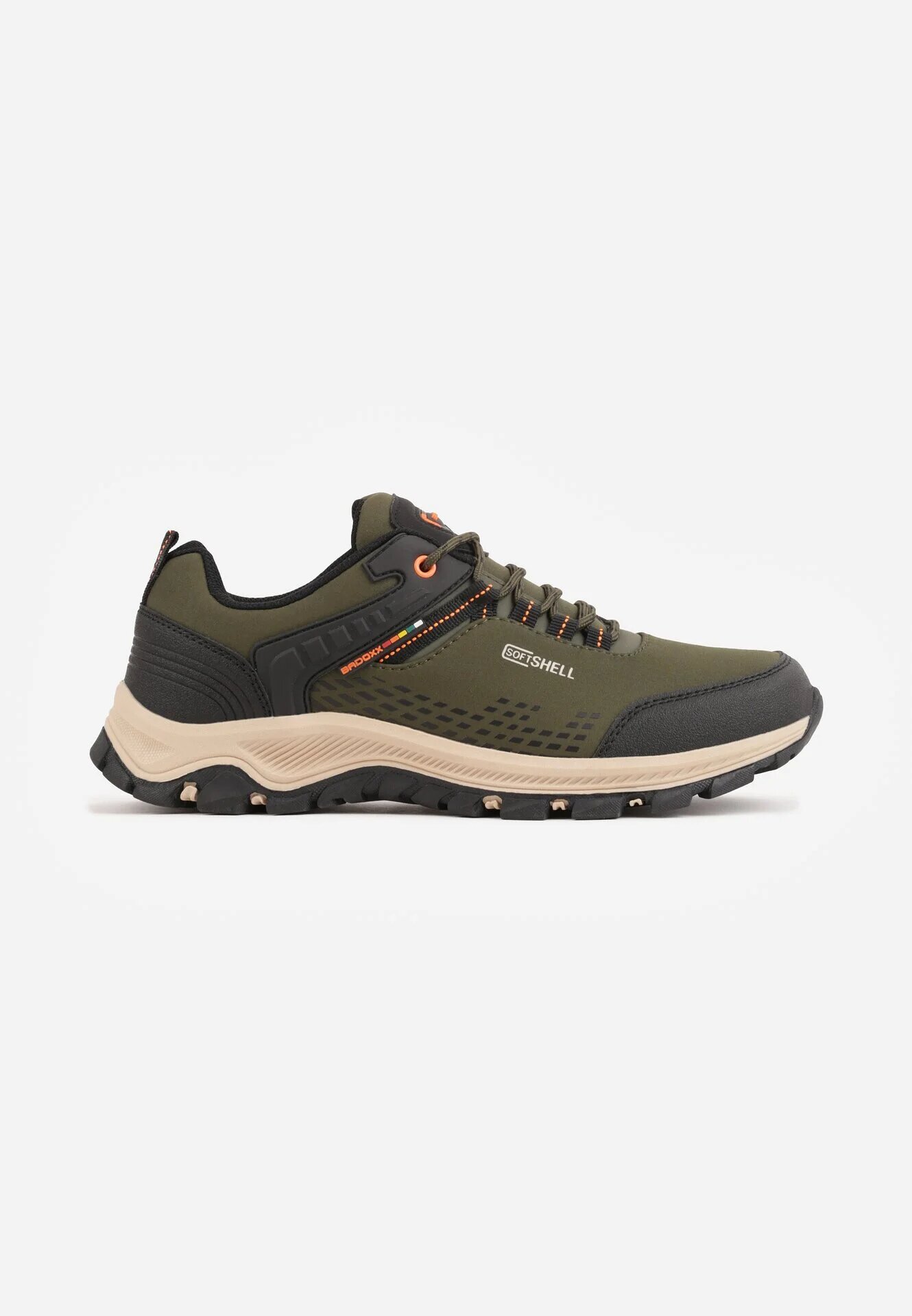 badoxx Pantofi de trekking cu model geometric embosat și inscripția Jovianne Bej închis
