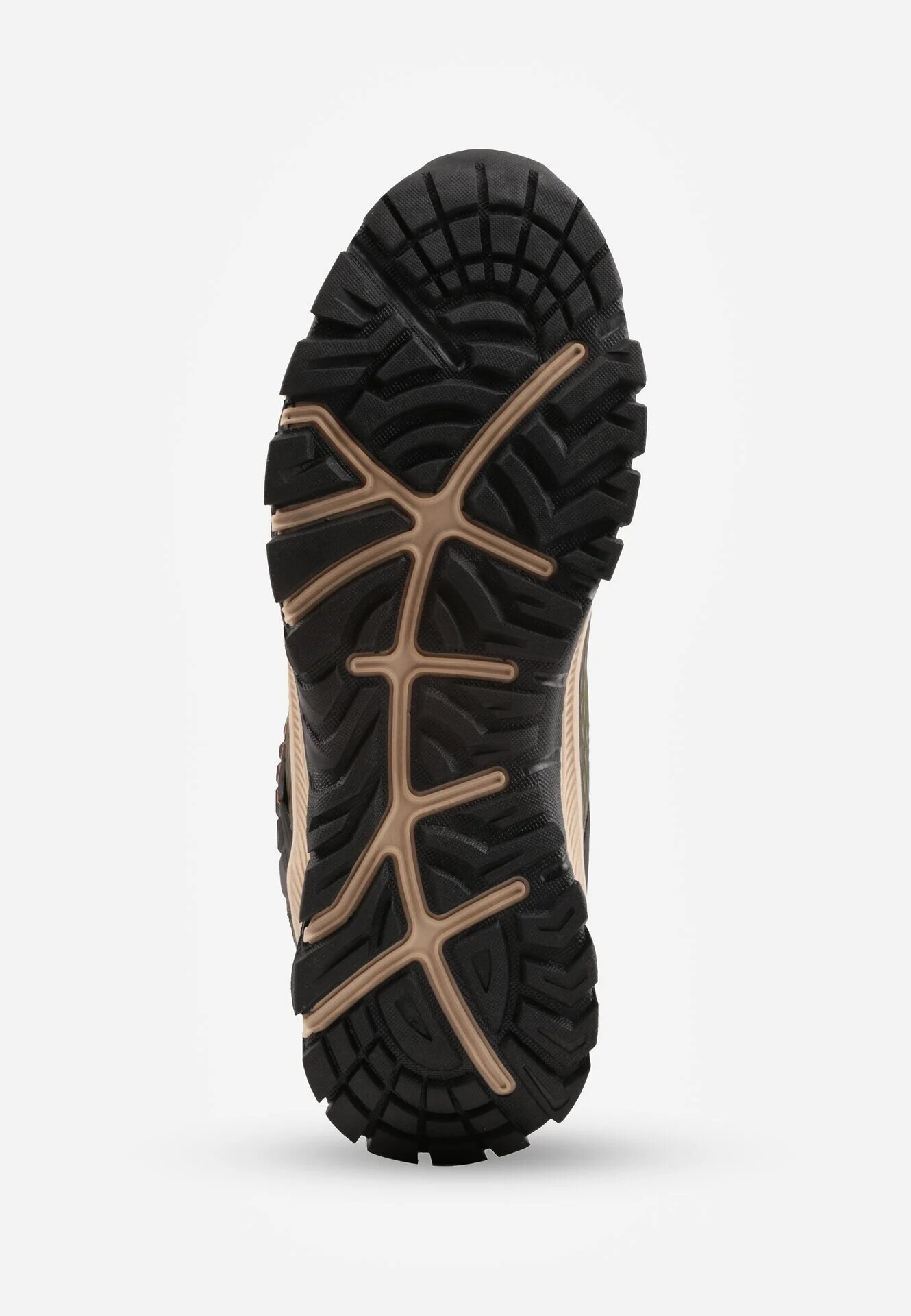 badoxx Pantofi de trekking cu model geometric embosat și inscripția Jovianne Bej închis