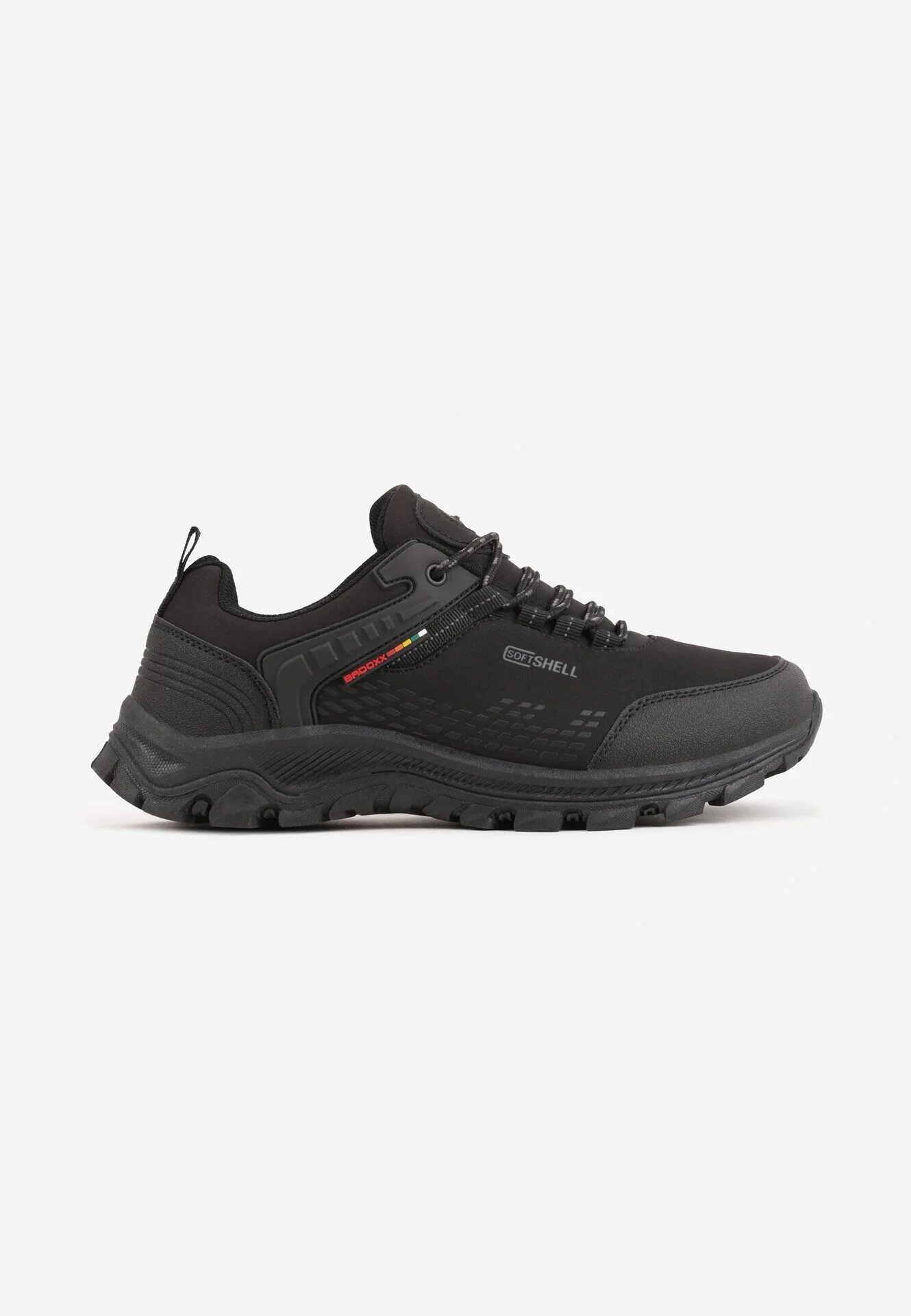 badoxx Pantofi de trekking cu model geometric embosat și inscripția Jovianne Negri