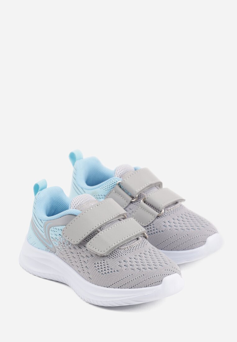 badoxx Pantofi sport Gri-Albastre din plasă Adidași cu scai Desya