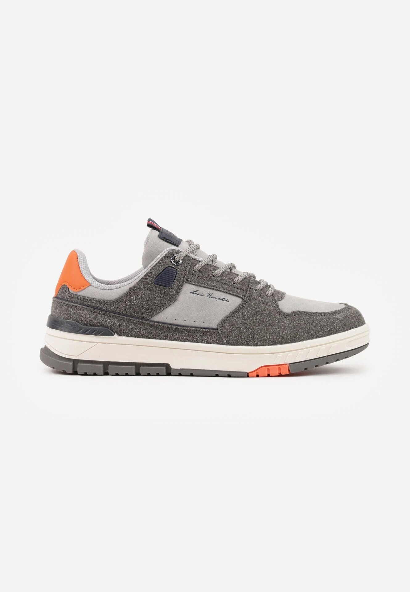 badoxx Pantofi sport gri deschis decorați cu relief și inscripții Hermala
