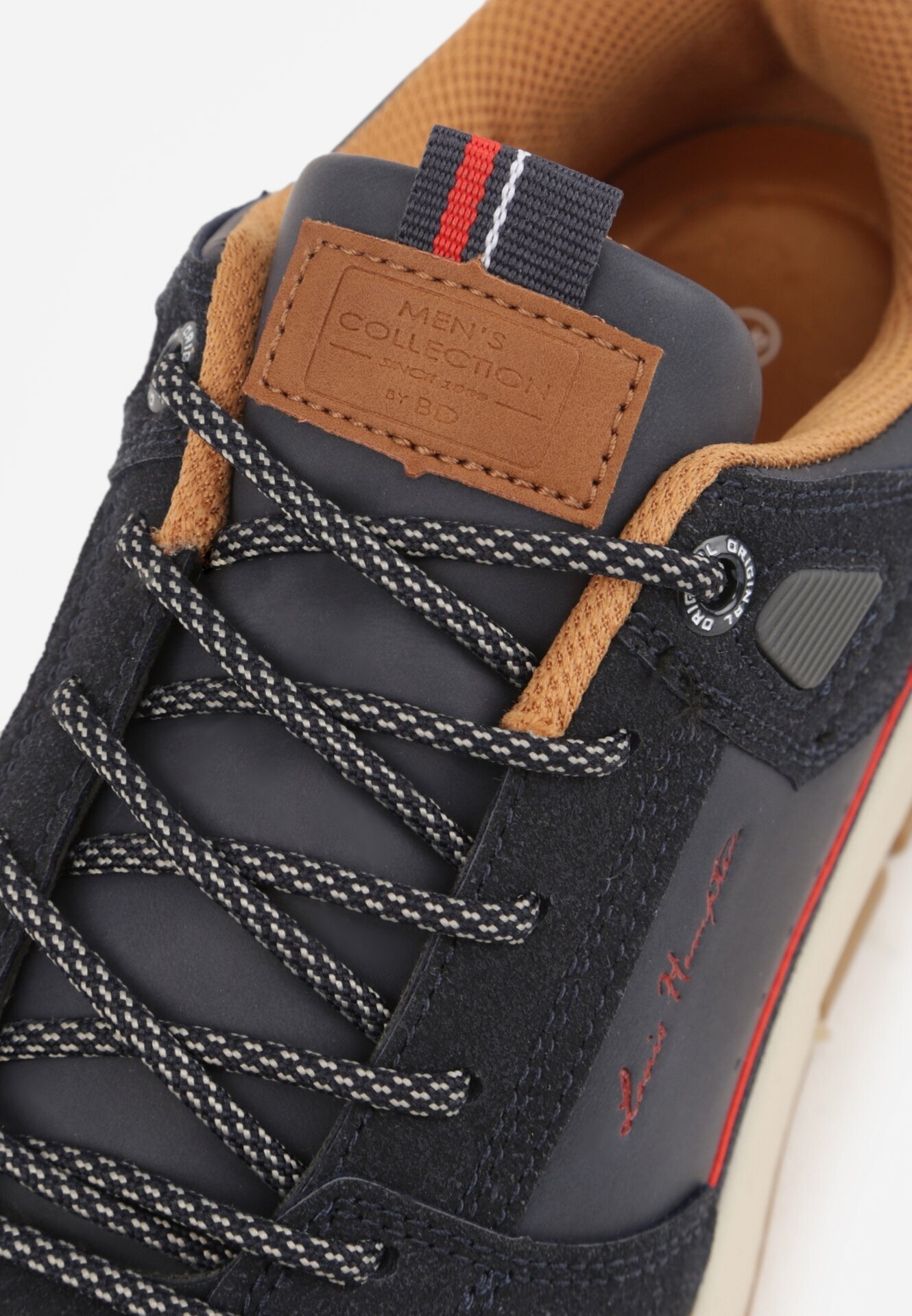 badoxx Pantofi Sport Sneakers bleumarin Decorați cu model în relief și inscripții Hermala