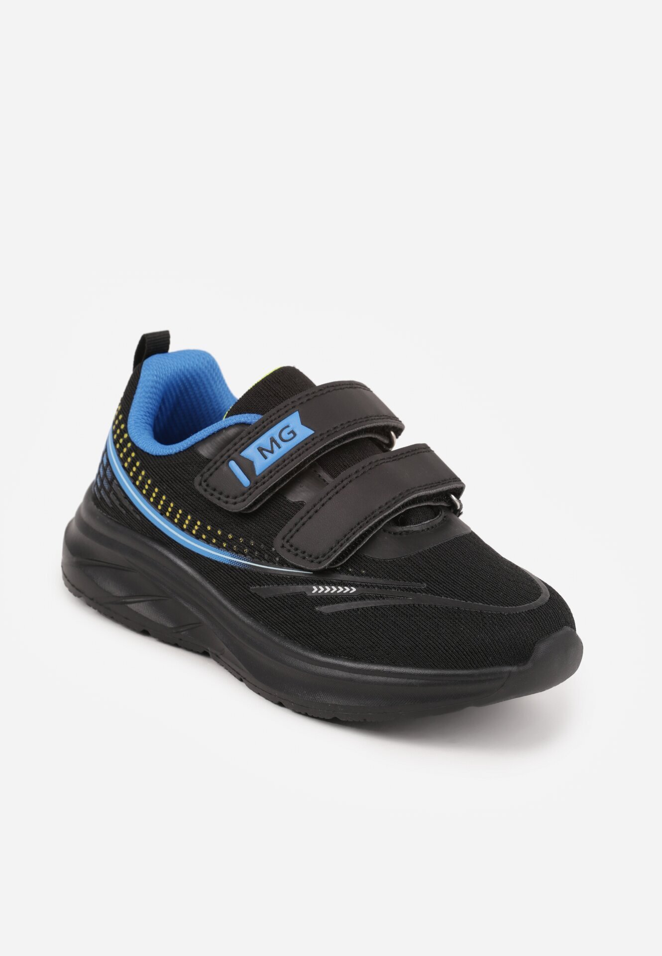 badoxx Pantofi Sport Tip Sneakers Negri cu scai cu talpă din spumă Delmavia