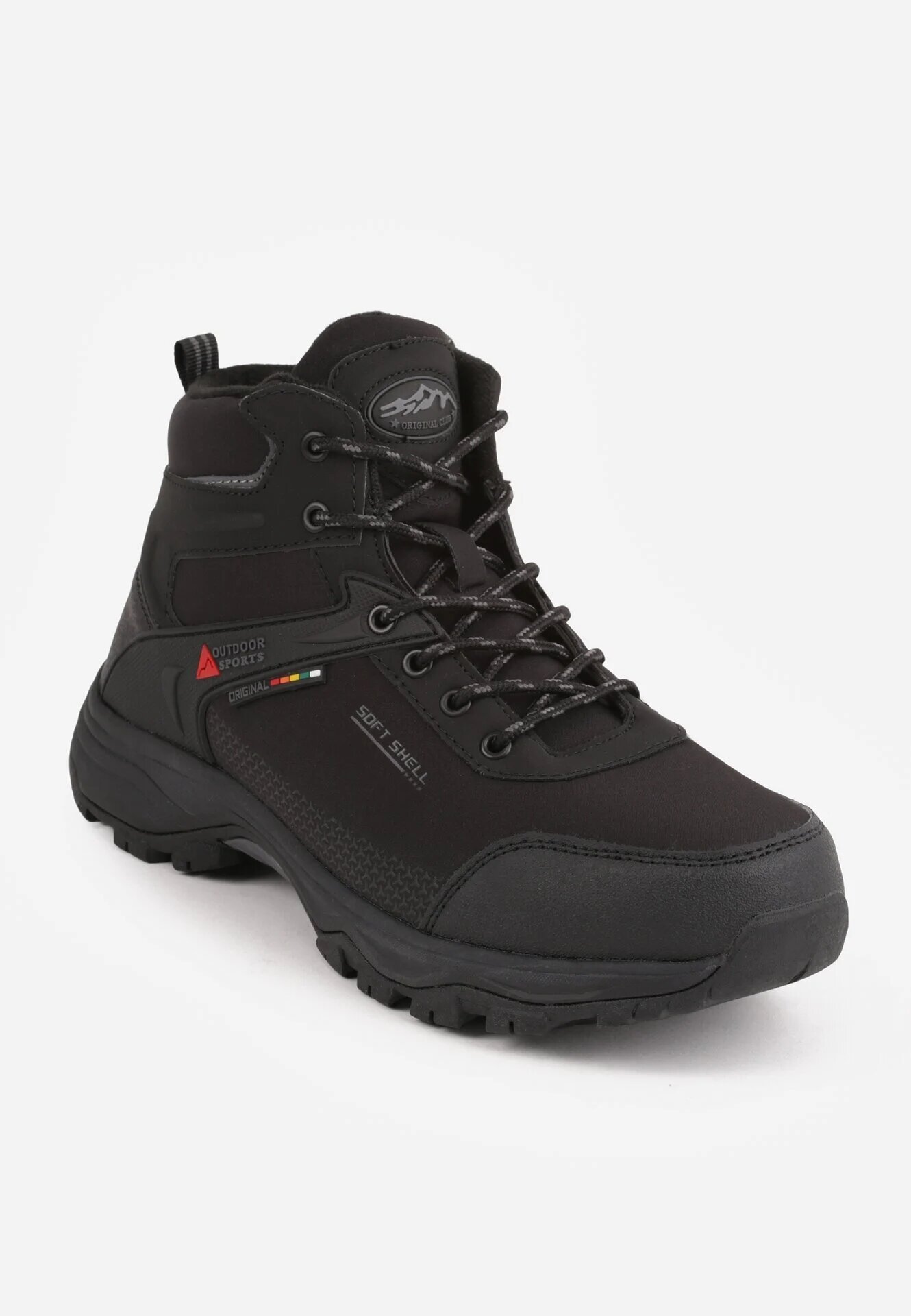 badoxx Pantofi trekking clasici peste gleznă cu căptușeală Parivetia Negri