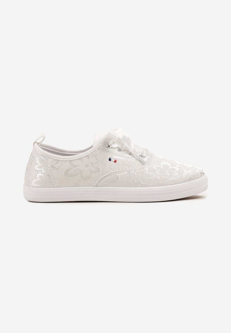 ballada Adidași Albi cu model floral Telanilisa