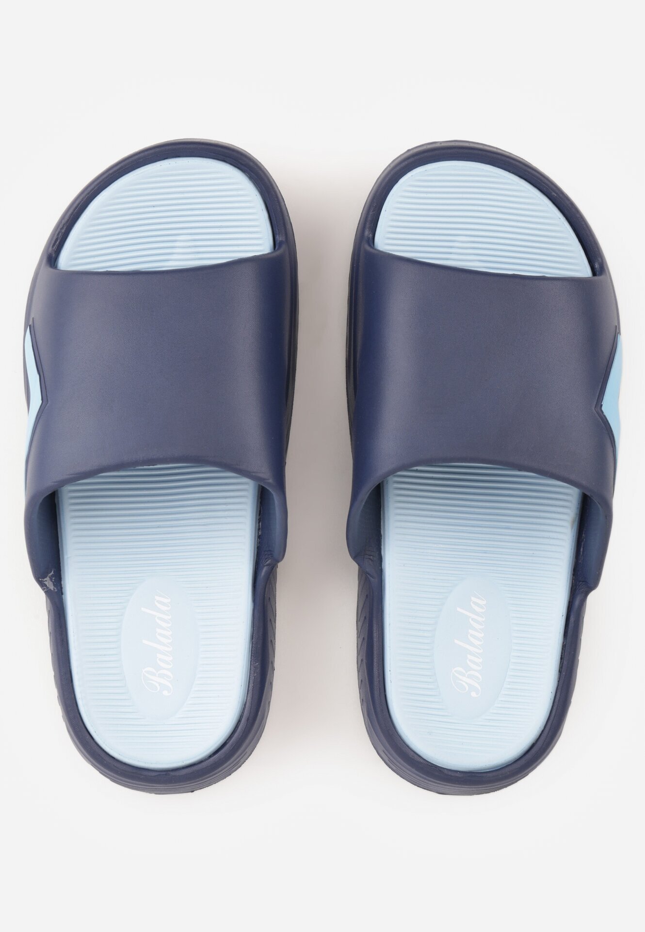 ballada Papuci de piscină minimalisti cu talpă din spumă Paphie Bleumarin