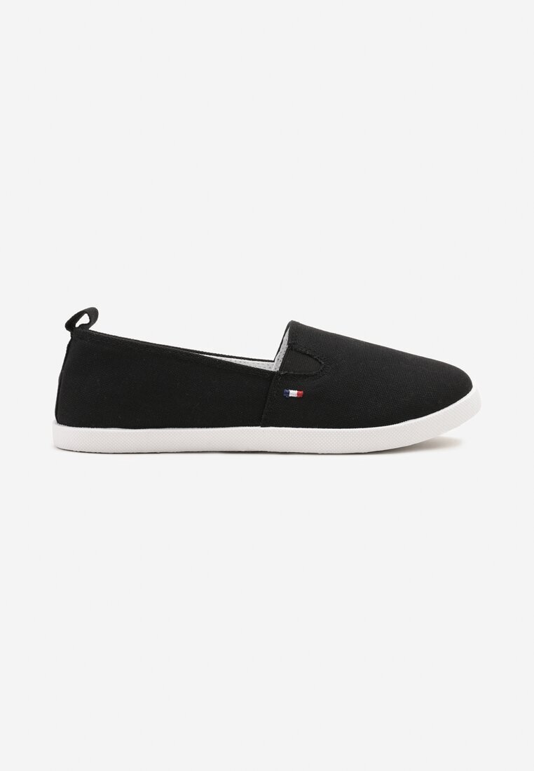 ballada Teniși Clasici Negru-Alb Vices Slip-on cu inserții elastice Teladiela