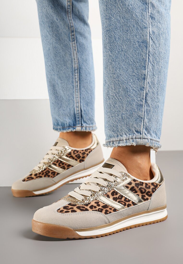 be.sport Adidași leopard Decorați cu benzi leopard Eranelia